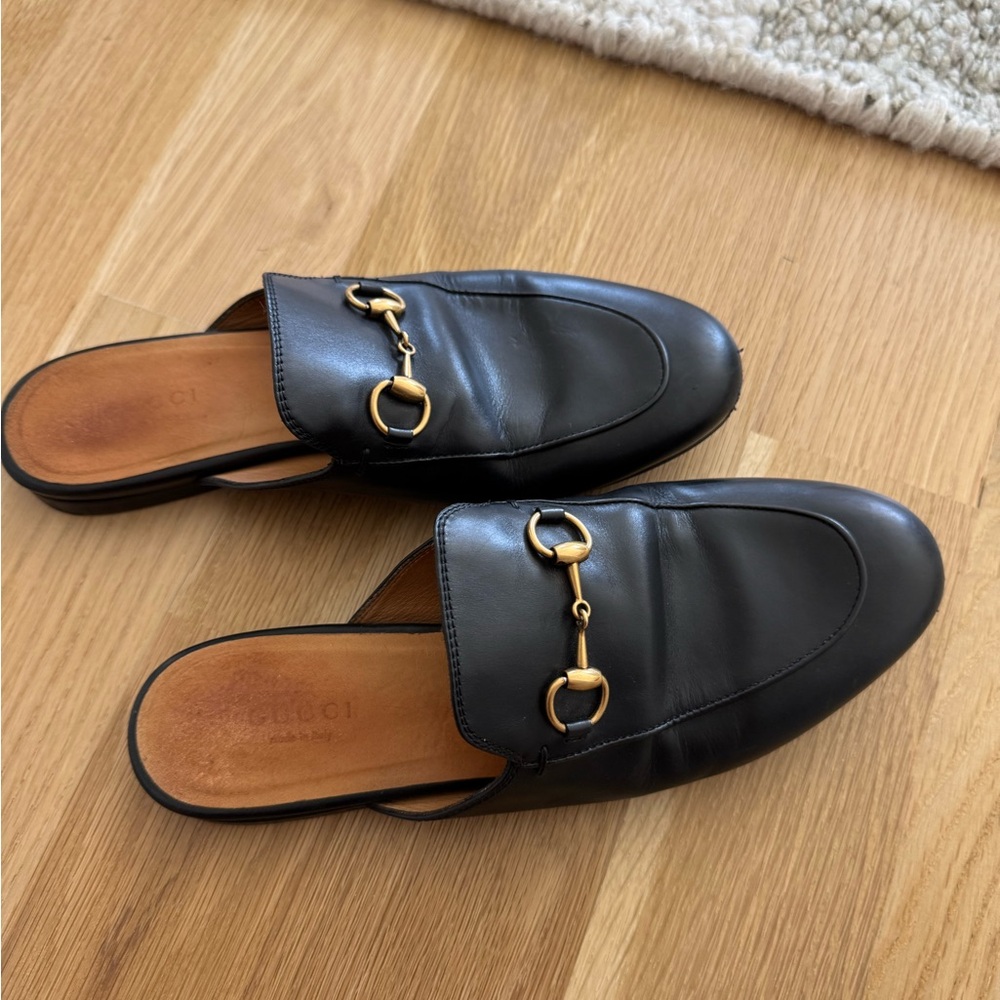 Gucci mules black size 37